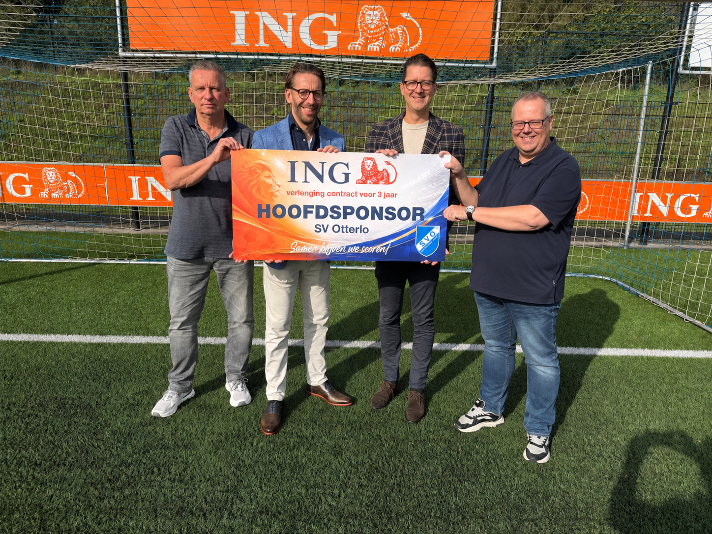 SV Otterlo en ING verlengen samenwerking