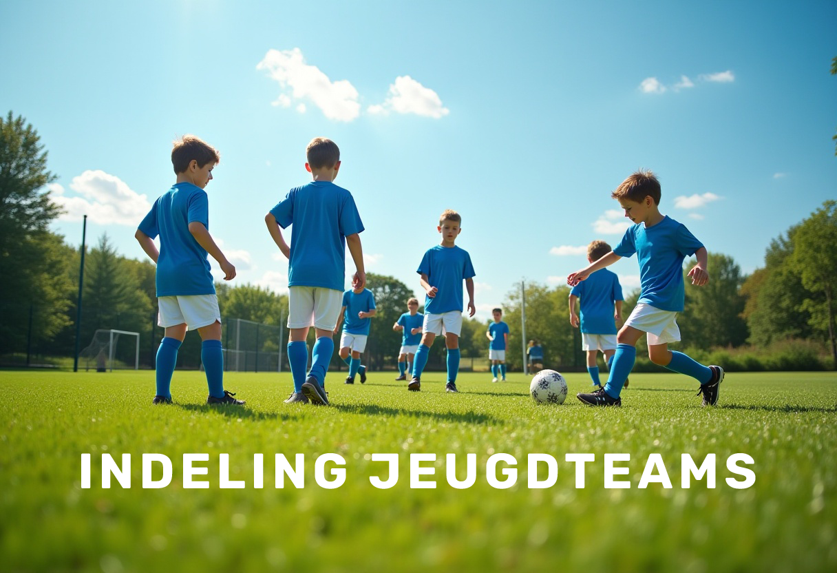 Indeling jeugdteams seizoen 2025/2026